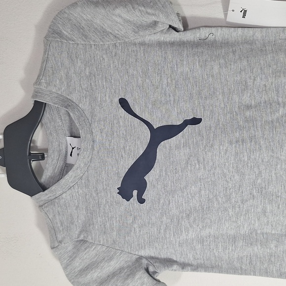 Boys Puma Tee And Shorts Set With Iconic Logo 2 Piece Set - Picture 2 of 11